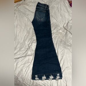 KanCan Dark Blue Flared Jeans